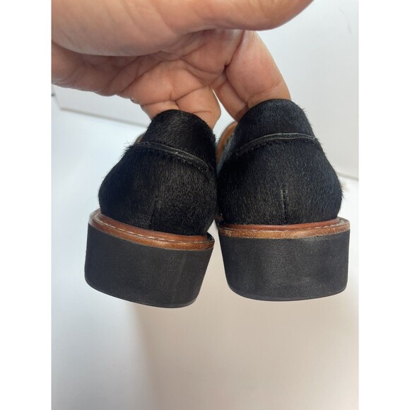 Derek Lam 10 Crosby Dana Black Calf Hair Slip On Loafers Sz 9 - Picture 7 of 10